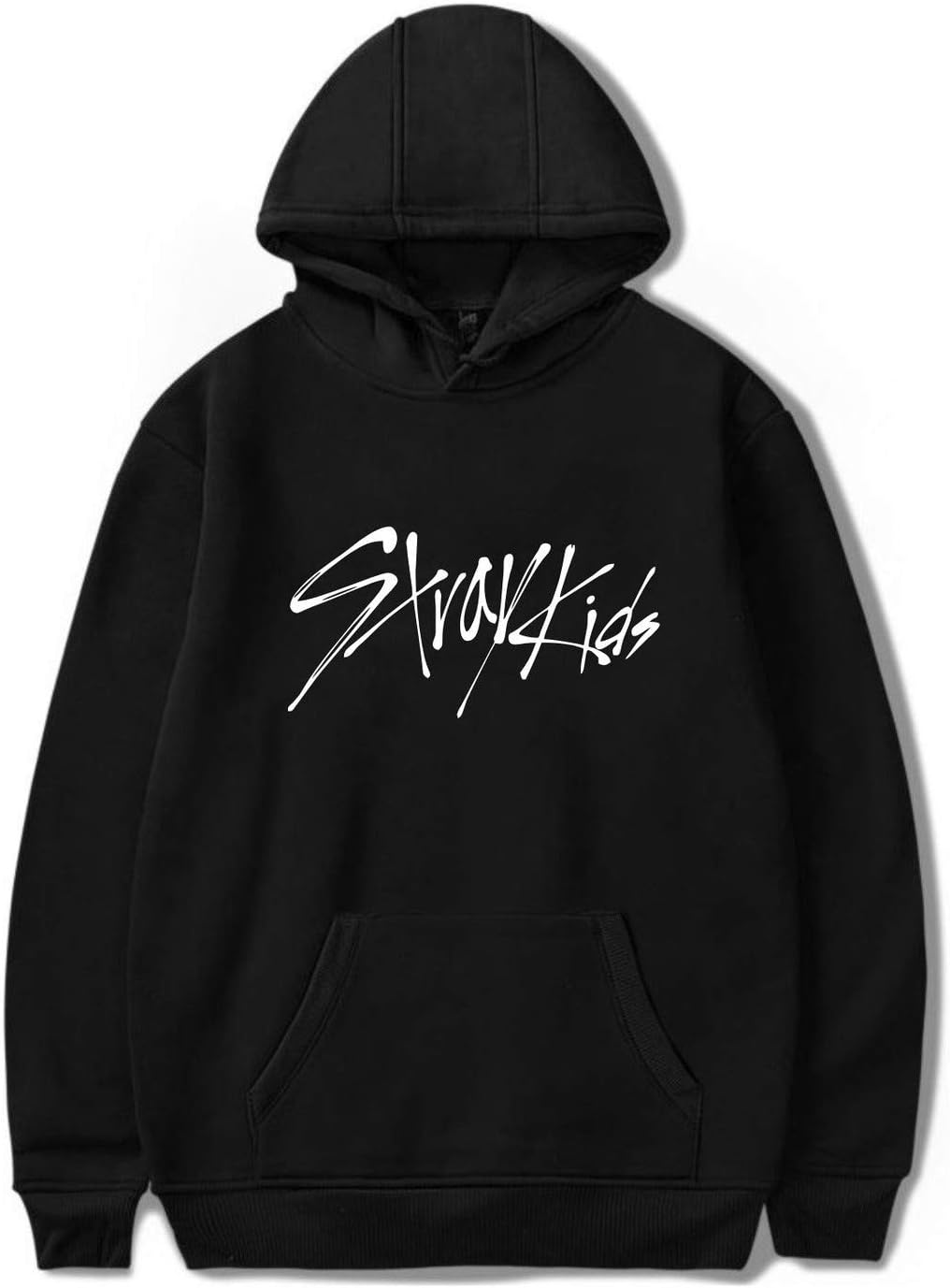 SIMYJOY Unisex Korea-Pop Hoodie Support Logo Pullover Mixtape Hip Pop Cool Sweatshirt Kpop Street Fashion Jumper for Men Women Teen