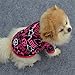 WXBUY Pet Dogs Fleece Fur Coat Clothes Puppy T-shirts Pink M