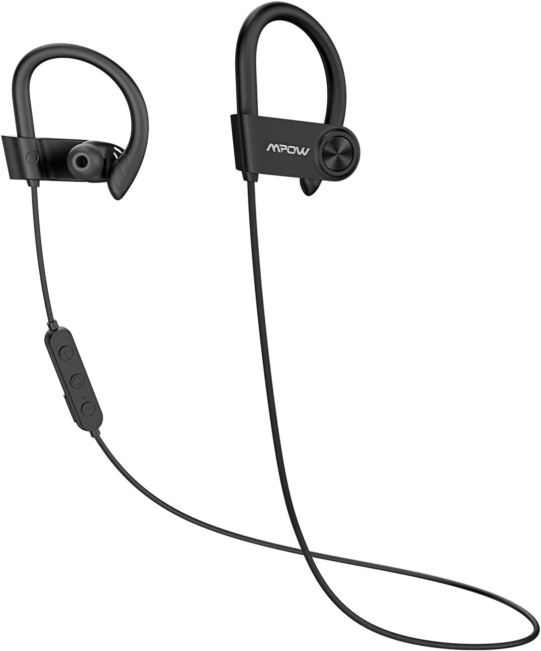 Mpow D9 Bluetooth Sports Earphones with 16 Hours Running Time, Bluetooth 5.0 / AptX HD Technology / IPX7 Waterproof, Sports Headphone Jogging/Running with MEMS Microphone for iPhone Android