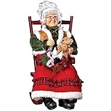 Mrs. Claus in Rocking Chair Tabletop Decoration