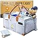VBBabyWise Baby Diaper Caddy Organizer - Extra-Large 17x12x9 inch Portable Nursery Essential Storage Bin for Home or Traveling or Newborn Baby Shower Gift with Diaper Changing Pad bonus