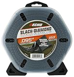 Echo Black Diamond 330095071 .095" x 253' 4-Cornered Spiral Pattern Trimmer Line
