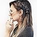 Bling Rings - 35 Hair Rings for Pierced Braid & Dreadlock Decoration - Hair Loop Clips - Girl Jewelry Accessories - Jump Rings 15mm - Gold & Silver Color