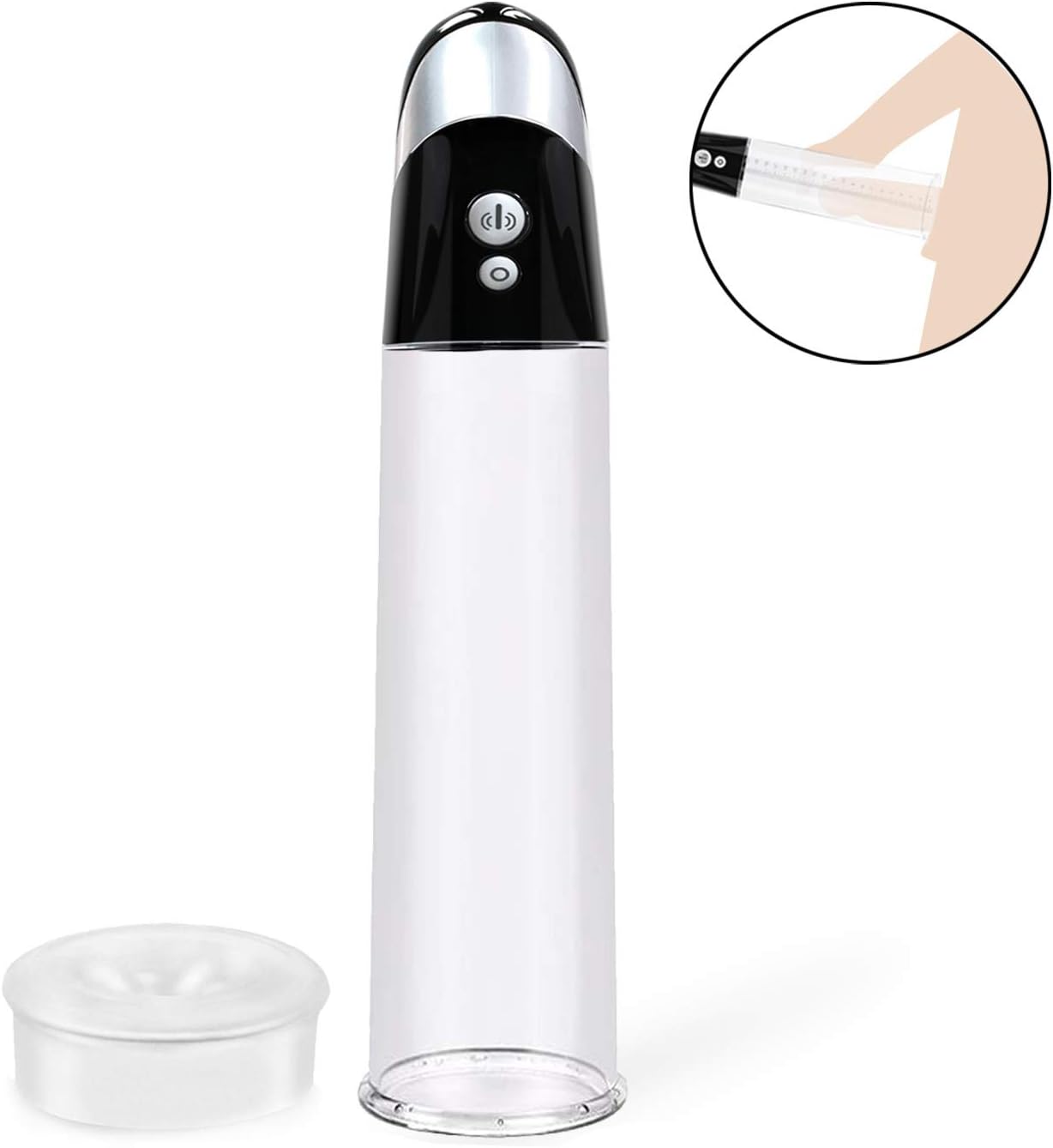 Kidavll Automatic Men Pump, Rechargeable Enhancers Silicone Vacuum Pump