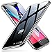 ESR iPhone 8 Plus Case,iPhone 7 Plus Case, 9H Tempered Glass Back Cover [Mimics The Glass Back of The iPhone 8 Plus] + Soft Silicone Bumper [Shock Absorption] for iPhone 8 Plus/7 Plus(Clear)