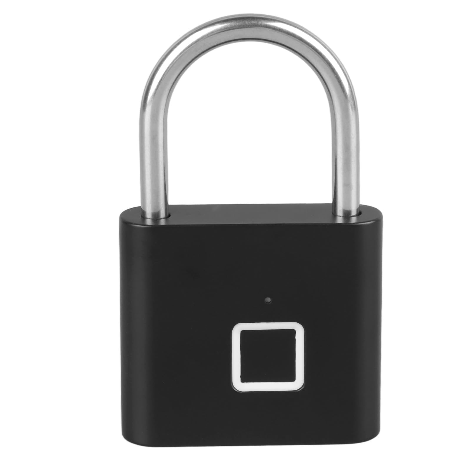 Electronic Lock BT padlock Long Standby Time Quick Recognition for TUYA APP Control Waterproof Fingerprint Padlock for Gym Locker (Black) Combination Padlocks