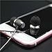 Earbuds with Microphones Headphones,in-Ear Metal Earbuds,Bass Stereo Ear Buds Wired Earphones,Noise Isolating Headset for Apple iPhone,iPad, Samsung, PC (Grey-Silver)