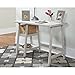 Signature Design by Ashley Mirimyn Farmhouse Home Office Small Desk with Basket, Antique White