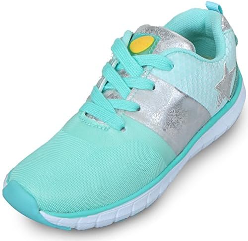 Zarbrina Girls Sneakers Soft Lightweight knitting Vamp Non Slip Running Shoes(Little Kid/Big Kid)
