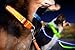 ILLUMISEEN LED Dog Collar USB Rechargeable - Bright & High Visibility Lighted Glow Collar for Pet Night Walking - Weatherproof, in 6 Colors & 6 Sizes (Orange Small)