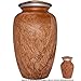 Mini Keepsake Urn - Miniature Funeral Cremation Urn fits Small Amount of Ashes - Marble Oak Model - 3 inches Tall