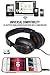 Alpatronix HX101 Bluetooth Wireless Headphones with High Definition, Deep Bass, Noise Isolation, Built-in Mic, Volume & Playback Controls, aptX & CVC 6.0 (Black)