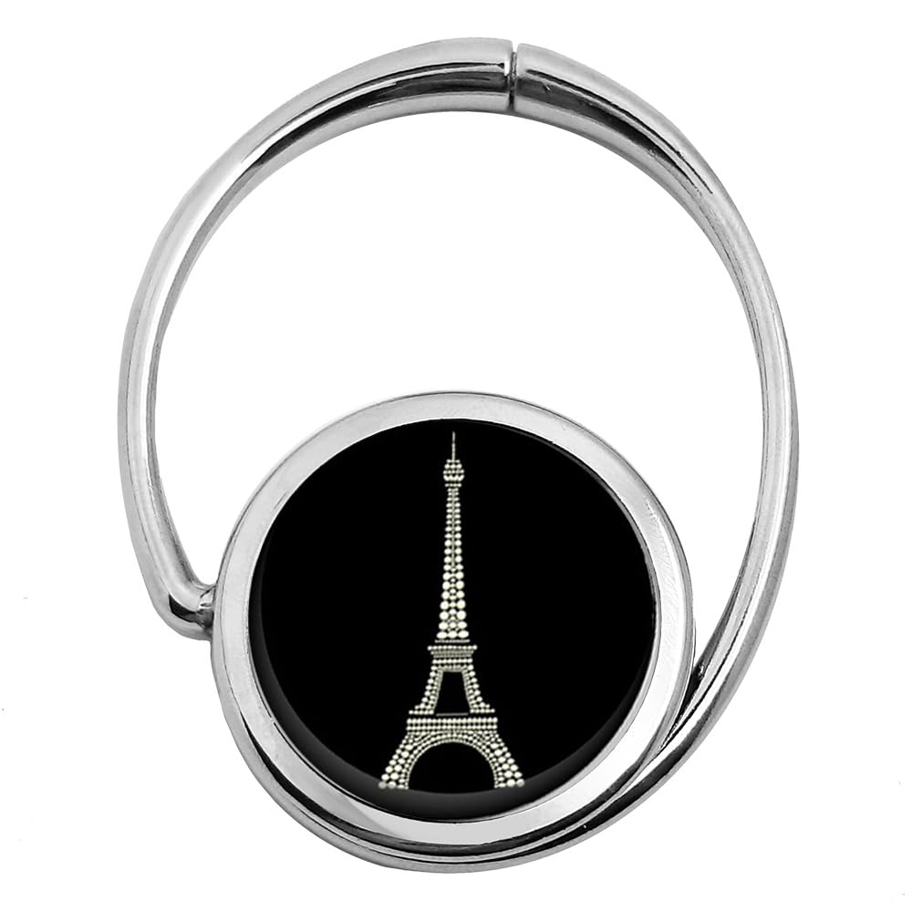 Miss Kha Eiffel Tower Foldable Purse Hook, Black