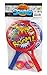 Liberty Imports Boom Ball Racquet Sports Toy Play Set - Summer Outdoor Pool Games Kids Active Fun Game with 2 Plastic Rackets and Soft Balls