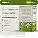 Herbal T Natural Testosterone Booster for Men: Increase Energy, Endurance, and Vitality - Featuring Clinically Proven KSM-66 Ashwagandha (3-Bottle)