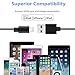 iPhone Cable,Sharllen MFi Certified Lightning Cables 3/3/6/6/10FT Nylon Braided iPhone Charging Cord Fast USB Charging&Syncing Cord Compatible iPhone Charger XS/Max/XR/X/8 P/8/7/7P/6/iPad 5 Pack Black