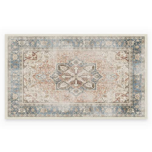 Ruggable Kamran Coral Machine Washable Area Rug Pet & Child