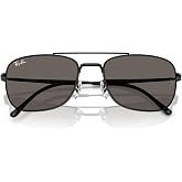Ray-Ban Unisex Rb3755 Rectangular Sunglasses | In Arista Gold, Black &amp; Gunmetal. Polarized options available. Sizes: 59/62mm.