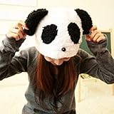 Xfome Style Soft & Warm Cute Panda Bear Hat Beanie Unisex Plush Panda Hat Animal Costume Beanie