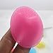 Velishy(TM) Soft Silicon Face Brush for Baby Facial Dirt Remove Home SPA