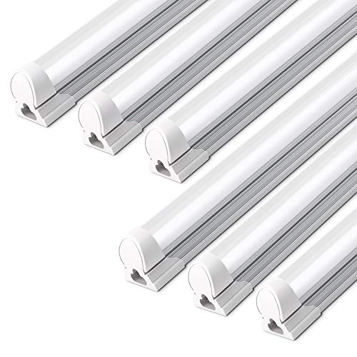 Barrina LED Shop Light, Daylight White, Dual Shape, Frosted Clear Cover