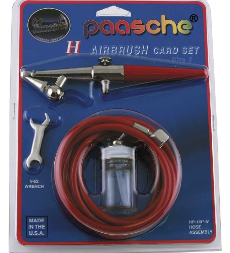 Paasche H-CARD Single Action Airbrush Kit