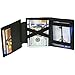 alpine swiss Men's Genuine Leather Magic Wallet 1 ID Window 9 Card Slots 2 Sided Billfold, Black, One Size