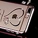 iPhone 8 Plus Case,iPhone 7 Plus Case,ikasus Mini Love Heart Glitter Bling Crystal Rhinestone Diamonds Clear Rubber Rose Plating Frame TPU Soft Silicone Bumper Case Cover for iPhone 8 Plus / 7 Plus
