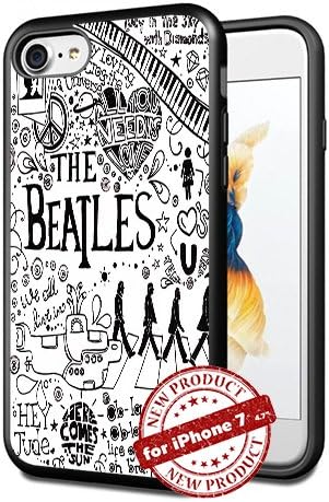 The Beatles Rock Band Lyrics Apple iPhone 7 Case Cover Slim TPU Rubber Case