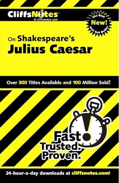 Amazon Com Cliffsnotes On Shakespeare S Julius Caesar Cliffsnotes Literature Guides 0785555026384 Vickers James E Perry Martha Books