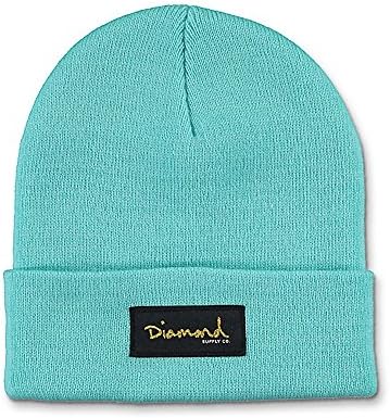 DIAMOND SUPPLY CO Skateboard Beanie OG Script Diamond Blue (One Size Fits All)