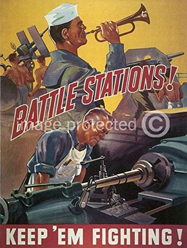 Amazon Com Ags Battle Stations Vintage World War Ii Two Ww2