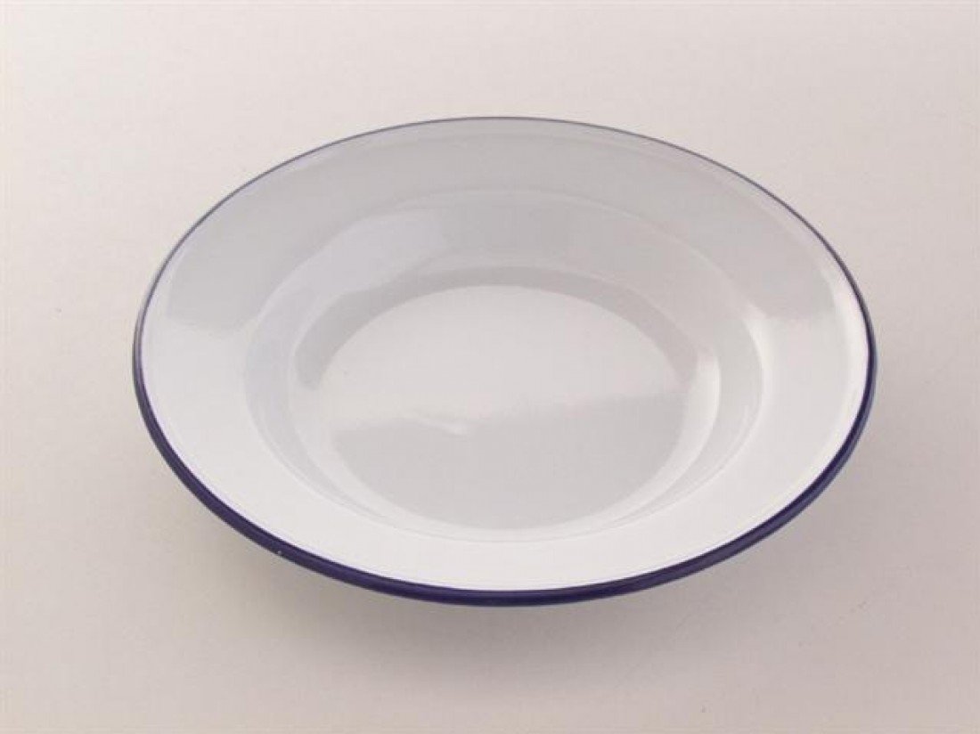 9" Enamel Soup Plate