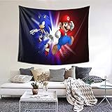 Chenjiaj Mario Sonic The Hedgehoo Boutique Tapestry