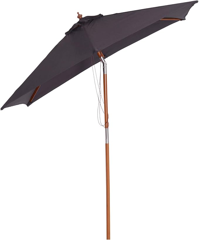 Outsunny 2 x 1.5m Patio Garden Parasol Sun Umbrella Sunshade Canopy