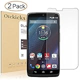 [2Pack]Motorola Droid Turbo XT1254 Screen Protector OTCkicks Droid Turbo XT1254[Case Friendly]Tempered Glass 3D Curved Screen Protector Anti-Fingerprint HD Screen Protector Film for Droid Turbo XT1254