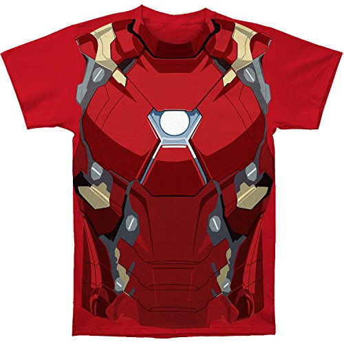 Captain America - Mens Civil War Iron Man CW Suit Big Print T-Shirt