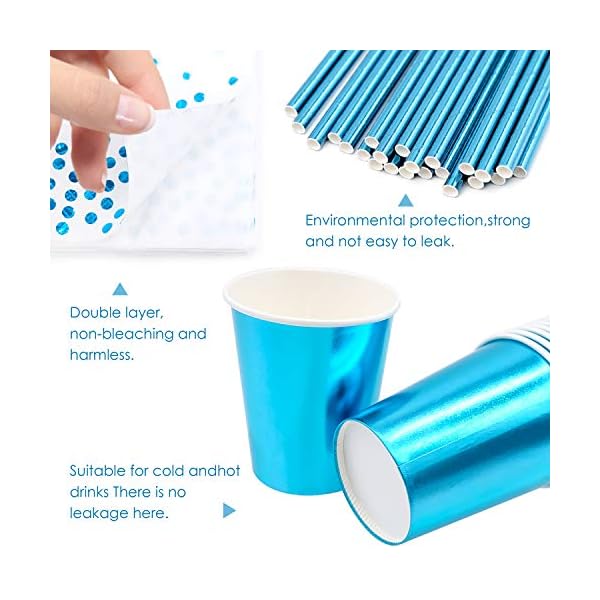 99pcs-Disposable-Tableware-Set-Blue-Party-Dinnerware-Blue-Background-Will-Enhance-Your-Table-Layout-and-Match-Any-Party-Theme BLLREMIPSUR 99pcs Disposable Tableware Set, Blue Party Dinnerware, Blue Background Will Enhance Your Table Layout and…