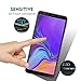 [2 Pack] KATIAN Compatibe Samsung Galaxy A7 (2018) Screen Protector, HD Full Coverage Protector[Anti-Scratch] [No-Bubble] [Case-Friendly], 9H Tempered Glass Screen Film for Samsung Galaxy A7 [Black]