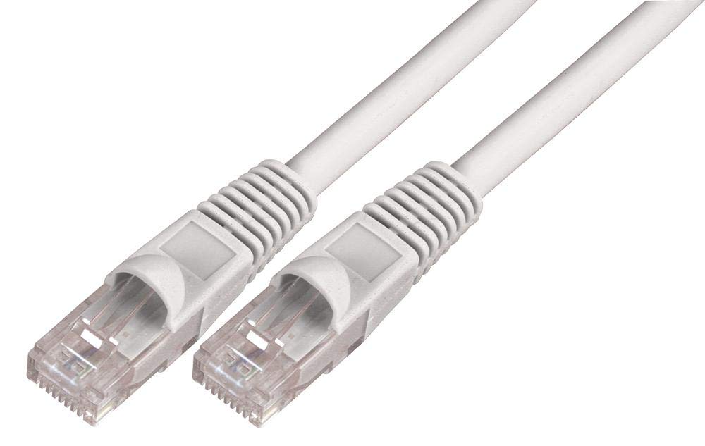 Pro Signal PSG91560 Snagless Cat6 UTP LSOH Ethernet Patch Lead, White 15m