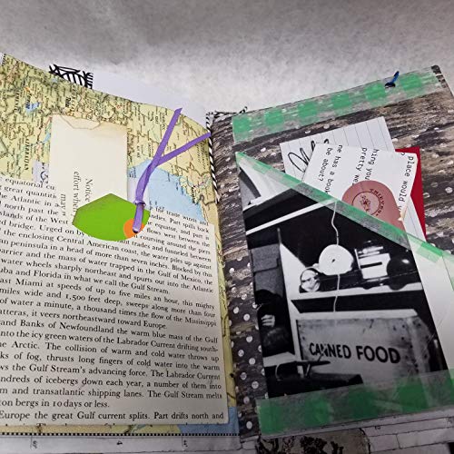 JUNK JOURNAL-I CAME. I SAW. I CONTOURED - HANDMADE ALTERED BOOK-TRAVEL JOURNAL