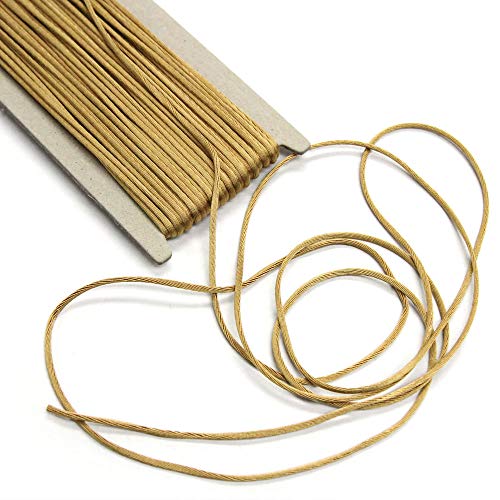 22 Yards of CODA Italian Satin Rattail Cord, Golden Brown