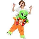 GOOSH Halloween Costumes for Kids inflatable Alien Costume Blow up Alien for Boy Girl Halloween Party Cosplay