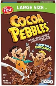 Post Cocoa Pebbles Cereal, 15 Oz