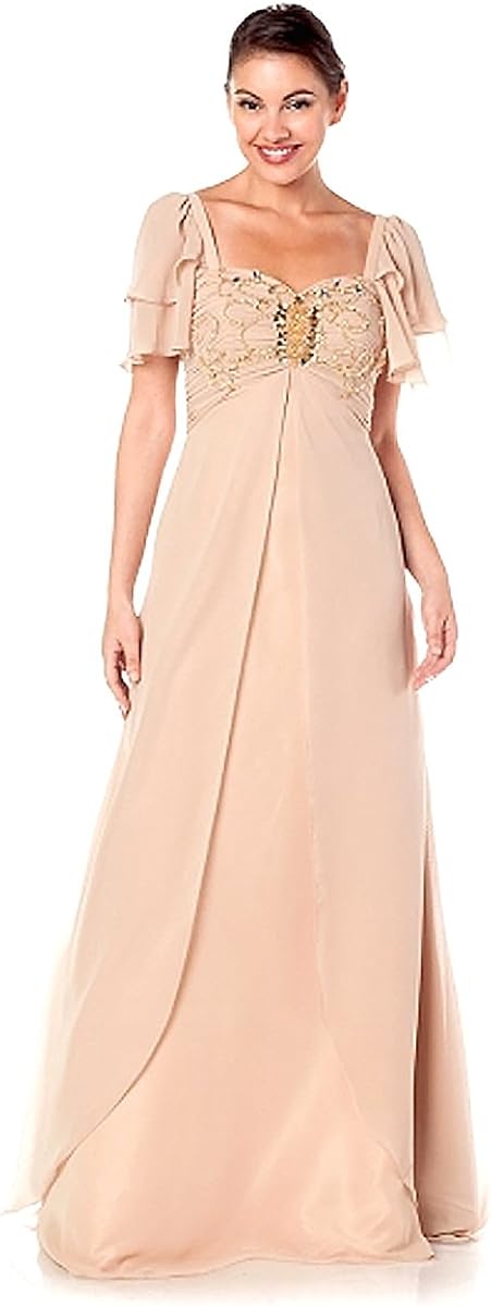 Abendkleid Im Empire Stil