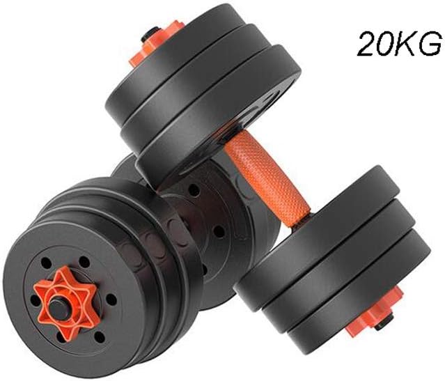 Love lamp Dumbbells Steel Dumbbell Rubber Environmentally Friendly Dumbbell Portable Adjustable Dumbbells Ideal for Fitness Equipment Strength Training Dumbbells 20 lbs