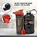 Half Gallon Water Bottle 64oz + 24oz Protein Shaker Bottle & Mixing Ball For Indoor/Outdoor Workouts, BPA & DEHP Free, Leak and Spill Proof, Sports Bottle, Large Jug 1.89L, For Gym Hiking Bodybuilding