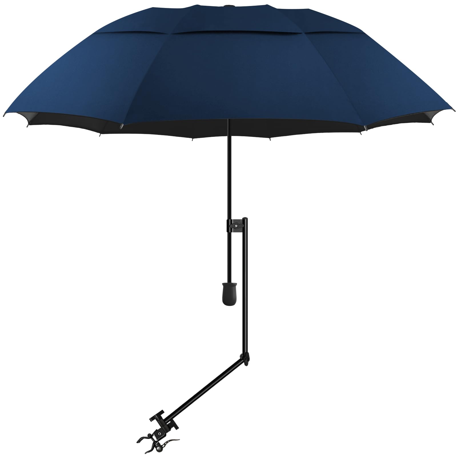 Photo 1 of XLINGZA UPF 50+ Beach Umbrella with Adjustable Universal Clamp