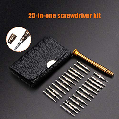 bromrefulgenc 25 in 1 Screwdriver Set Professional Repair Tool Kit for Smart Phone/Cellphone/Computer/Tablet/PC/Electronic etc