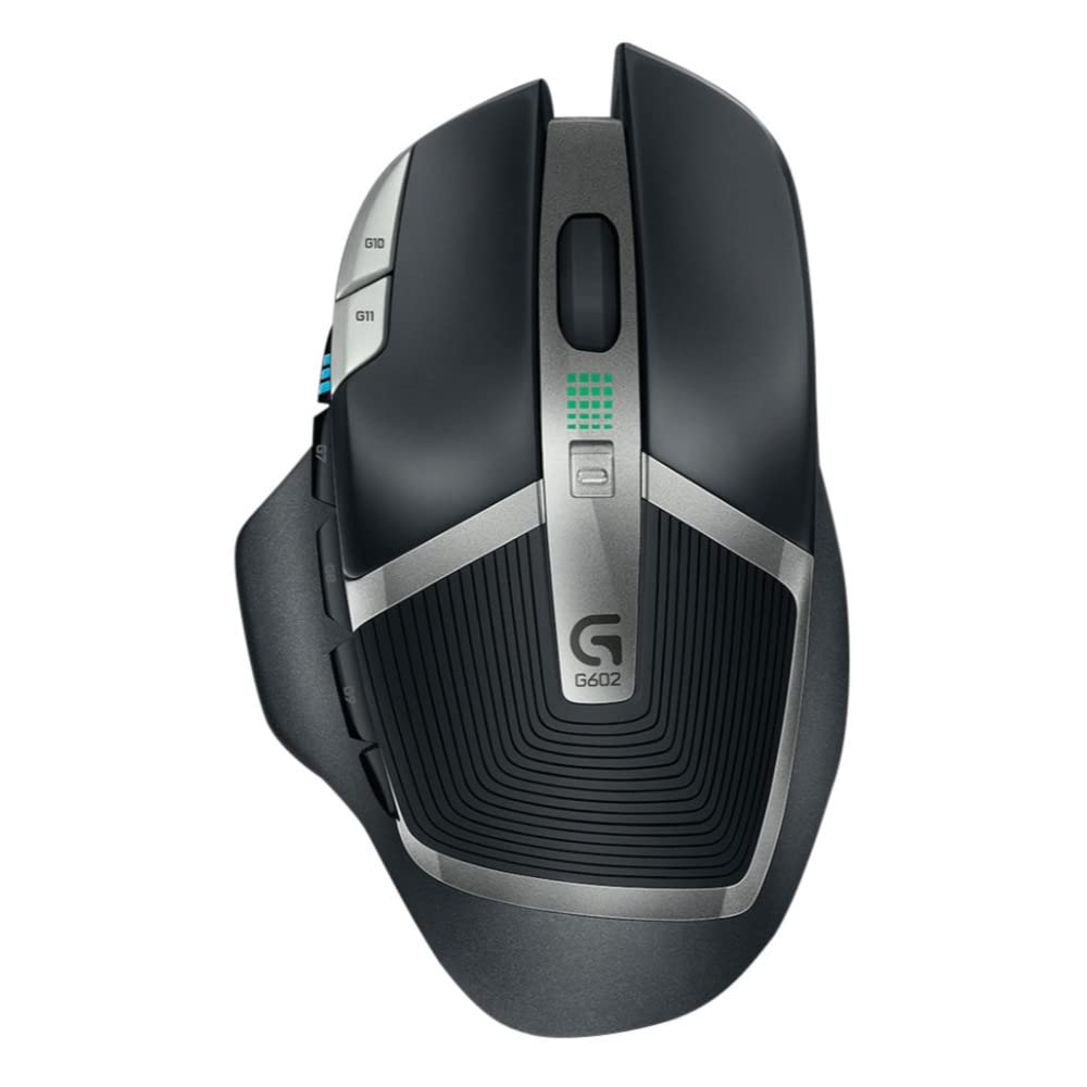 Logitech G602 Lag-Free Wireless Gaming Mouse – 11 Programmable Buttons, Upto 2500 DPI